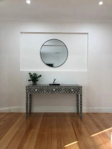 Jodha furniture pure harmony console table in bone inlay      by Ashborn Furniture